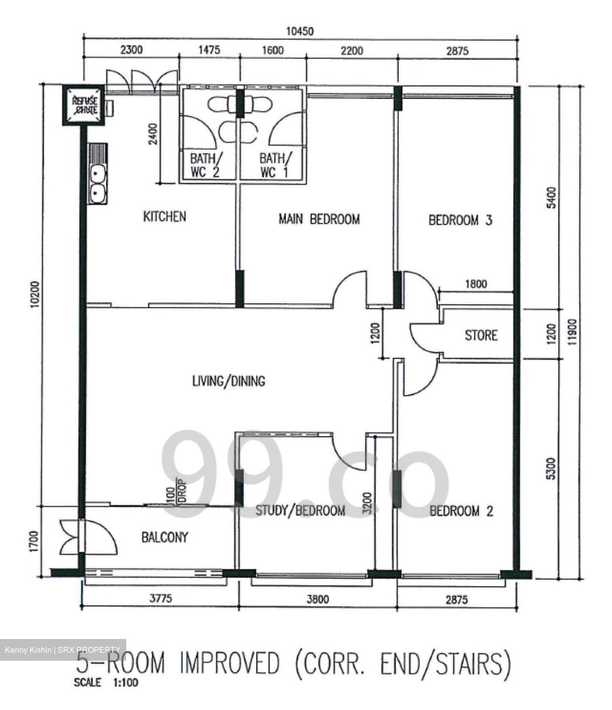 Blk 165 Simei Road (Tampines), HDB 5 Rooms #580733151